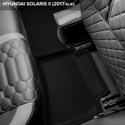 3D коврики EVA с бортами Kia Rio IV X-Line (2017-н.в.)