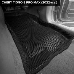 3D коврики EVA с бортами Chery Tiggo 8 Pro Max (2022-н.в.)